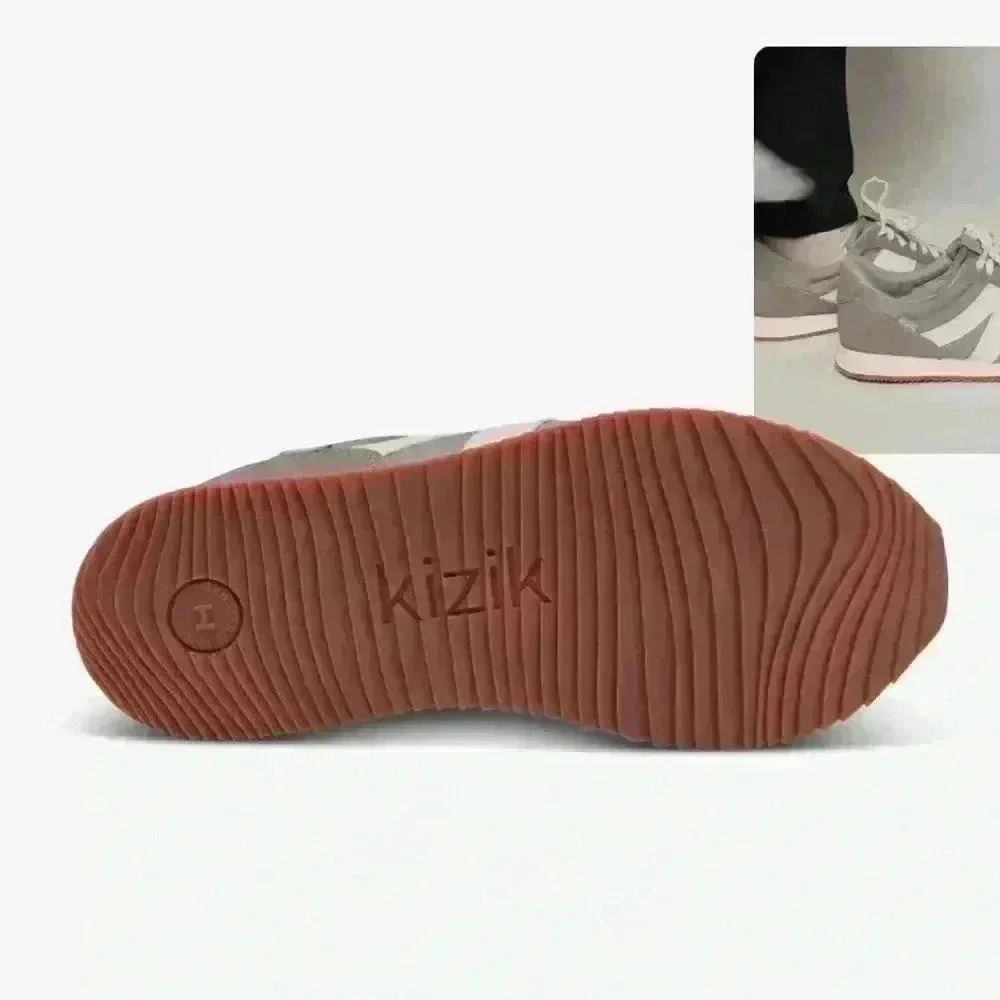 BRAND NEW IN BOX Kizik Milan Men's Sneaker Mist Grey and White Color Multiple - Picture 12 of 12